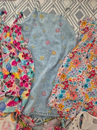 Lote 8 vestidos niña 4-5 años (104 cm)
