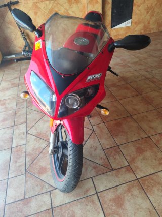 Motor Hispania RX 49cc Roja y Negra