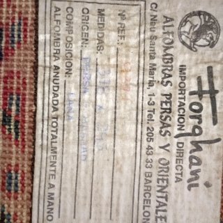 Alfombra Persa Hecha a Mano Certificado Compra