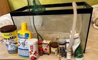 Acuario 30L con accesorios