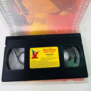 VHS Pinocho Disney