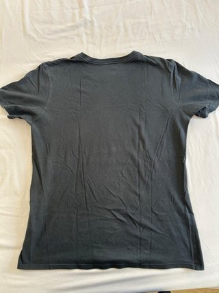 Camiseta Nike Negra con Logo Rayas
