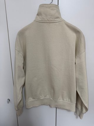 Sudadera Zara cuello alto cremallera M