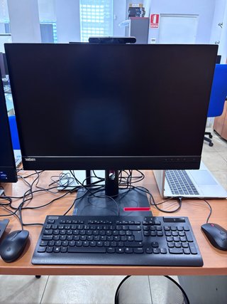 Pack Lenovo Táctil 24 + Teclado Lector Tarjetas