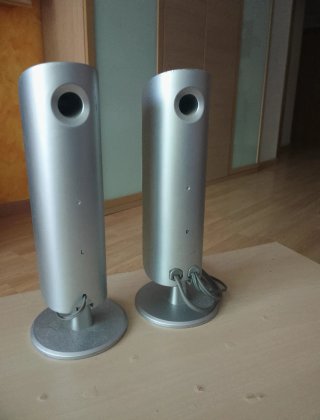 Altavoces Hercules PC Plata y Negro