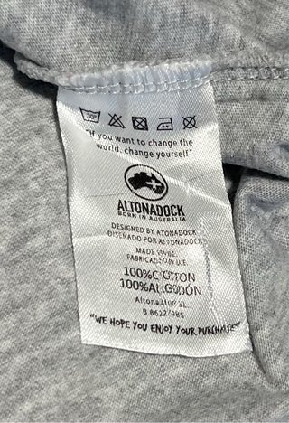!Como nueva! Camiseta Altonadock gris talla S