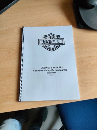 Manual Despiece Harley-Davidson Iron 883 2016
