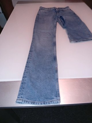 Pantalón ancho Mango azul