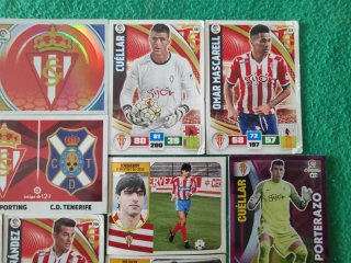Lote cromos Sporting de Gijón Adrenalyn XL Panini