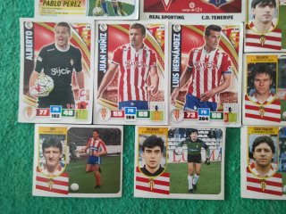 Lote cromos Sporting de Gijón Adrenalyn XL Panini