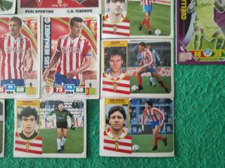Lote cromos Sporting de Gijón Adrenalyn XL Panini