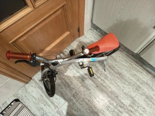 Bicicleta infantil naranja