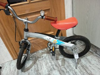 Bicicleta infantil naranja