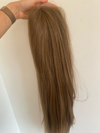 Peluca castaña nueva
