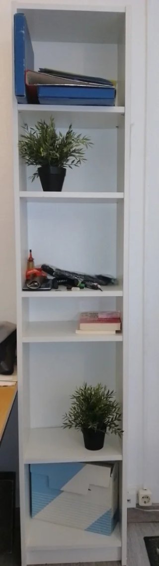 Estantería Ikea Billy estrecha blanca