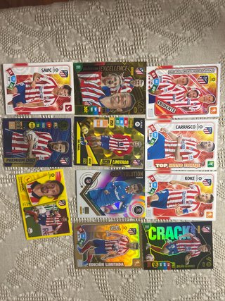 Pack cromos fútbol Atlético de Madrid