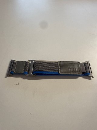 Cinturino Orologio Tessuto Blu Grigio