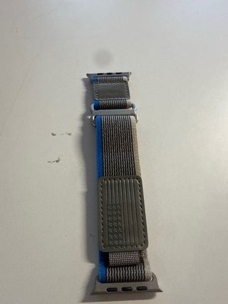 Cinturino Orologio Tessuto Blu Grigio