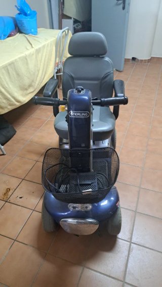 Moto minusvalía scooter azul/gris