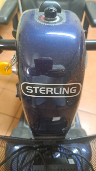 Moto minusvalía scooter azul/gris