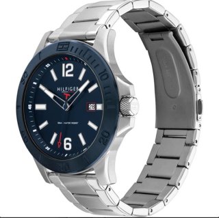 Reloj Tommy Hilfiger Azul y Plateado