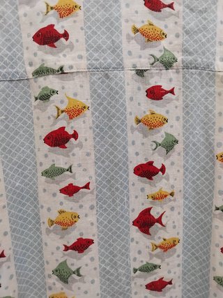 Camisa True Grit Talla M Estampado Peces