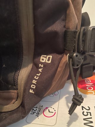 Mochila Quechua Forclaz 60L Marrón/Negro