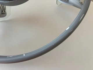 Lámpara de techo 3 focos gris