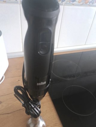 Batidora de mano Braun negra