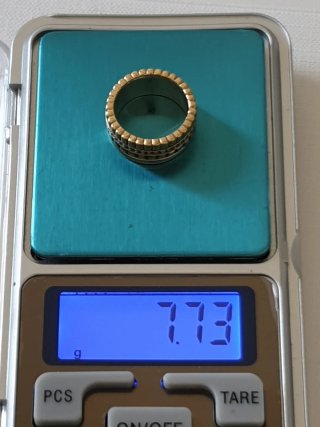 Anillo oro 585 con circonitas