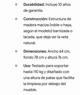 Butaca cómoda y fuerte madera y tela