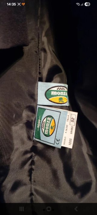 Traje Completo Hombre Monza Negro.