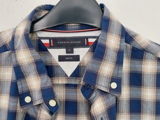 Camisa Tommy Hilfiger cuadros, M, sin estrenar