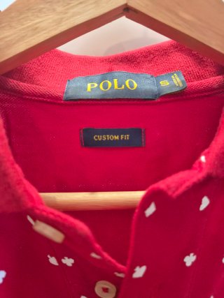 Polo Ralph Lauren Rojo Estampado Talla S