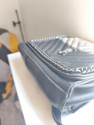 Bolso Saint Laurent Negro Matelassé Cadena