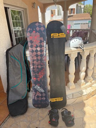 Pack Snowboard: Tablas, Fijaciones y Casco