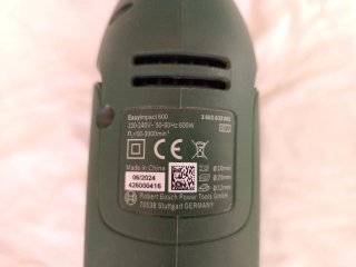 Bosch EasyImpact 600 Taladro con percusión.