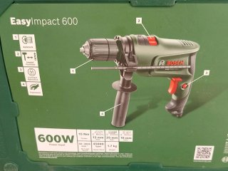 Bosch EasyImpact 600 Taladro con percusión.