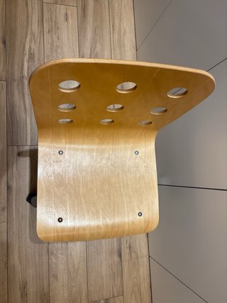 Silla de oficina Ikea de madera