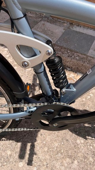 Bicicleta Eléctrica Btwin Gris