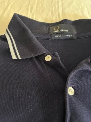 Polo Fred Perry Azul Talla M.