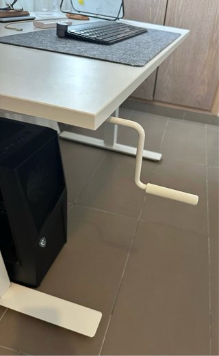 Escritorio Elevable Blanco Ikea