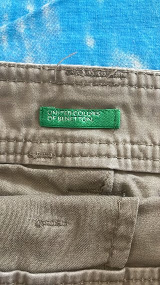 Shorts Benetton Donna Tg. S Grigio