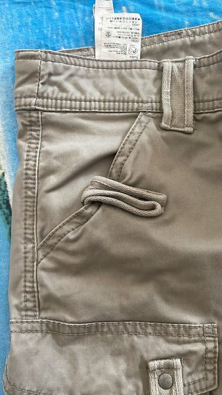 Shorts Benetton Donna Tg. S Grigio