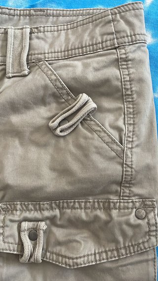Shorts Benetton Donna Tg. S Grigio