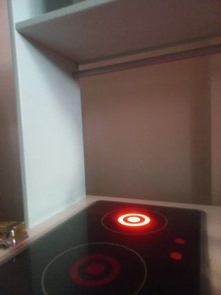Cocina de juguete infantil.
