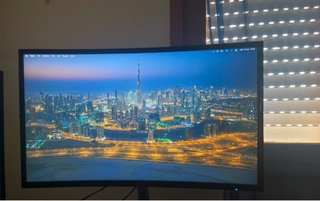 Monitor Samsung 27 Curvo Nero + braccetto incluso
