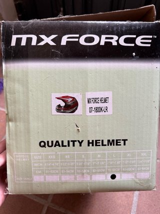 Casco Motocross MX Force Talla L