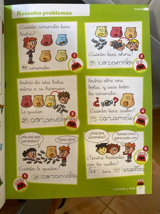 Matemáticas, 1 Primaria Método ABN