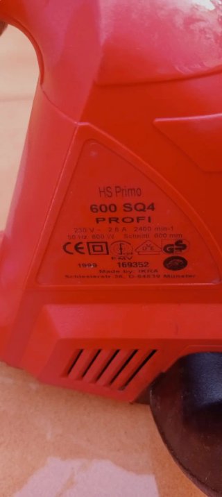 Cortasetos Profi HS 600